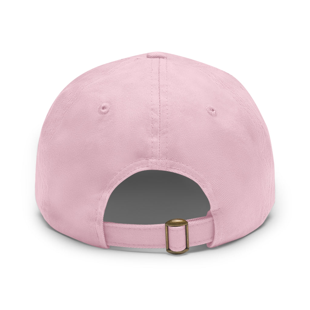 Solutions Recovery Leather Patch Dad Hat — "Live in the Solution"