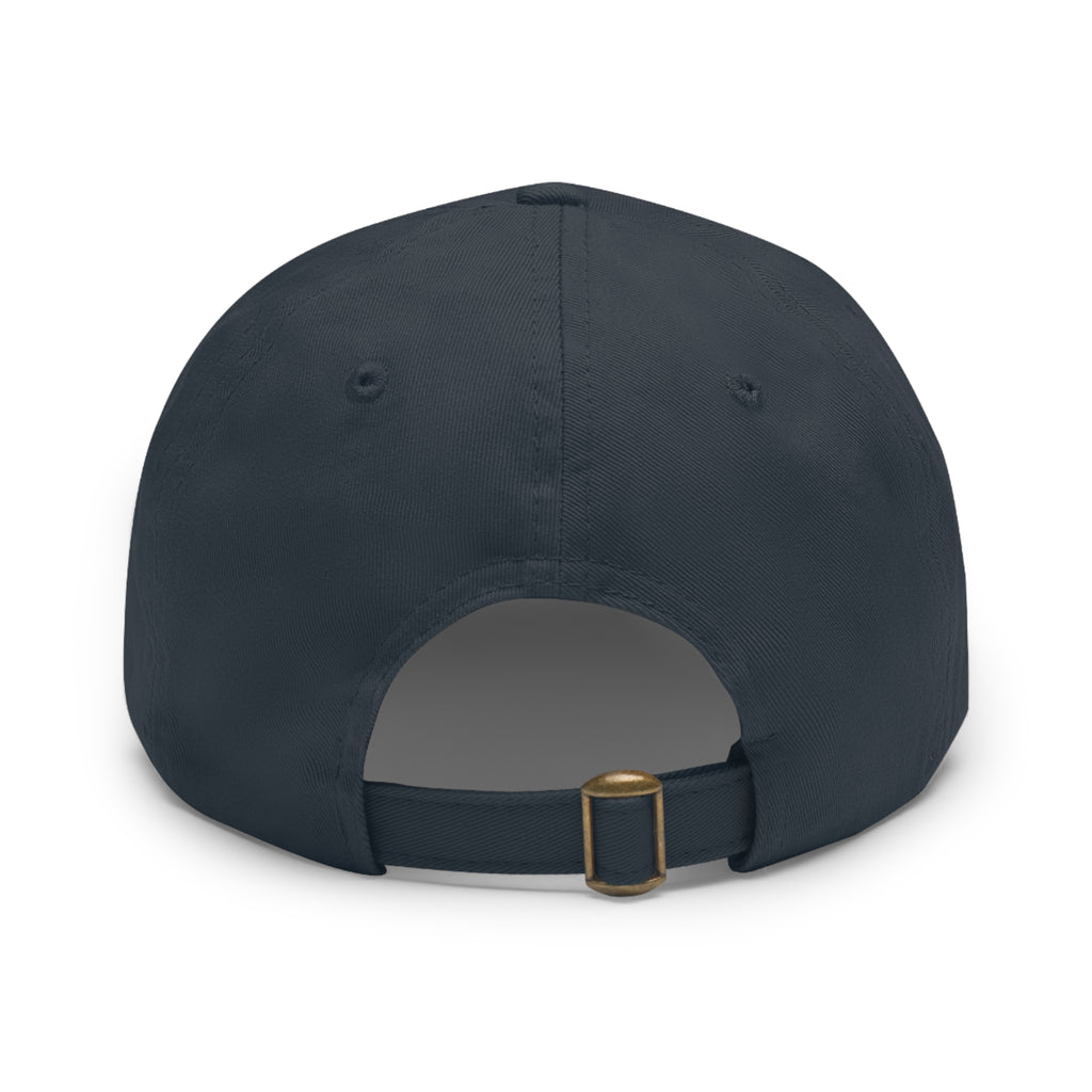 Solutions Recovery Leather Patch Dad Hat — "Live in the Solution"
