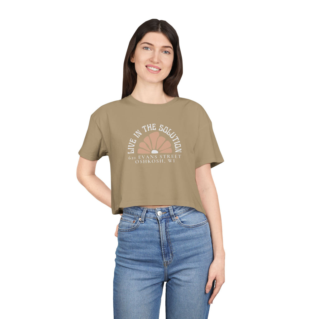 Live in the Solution Cropped Tee
