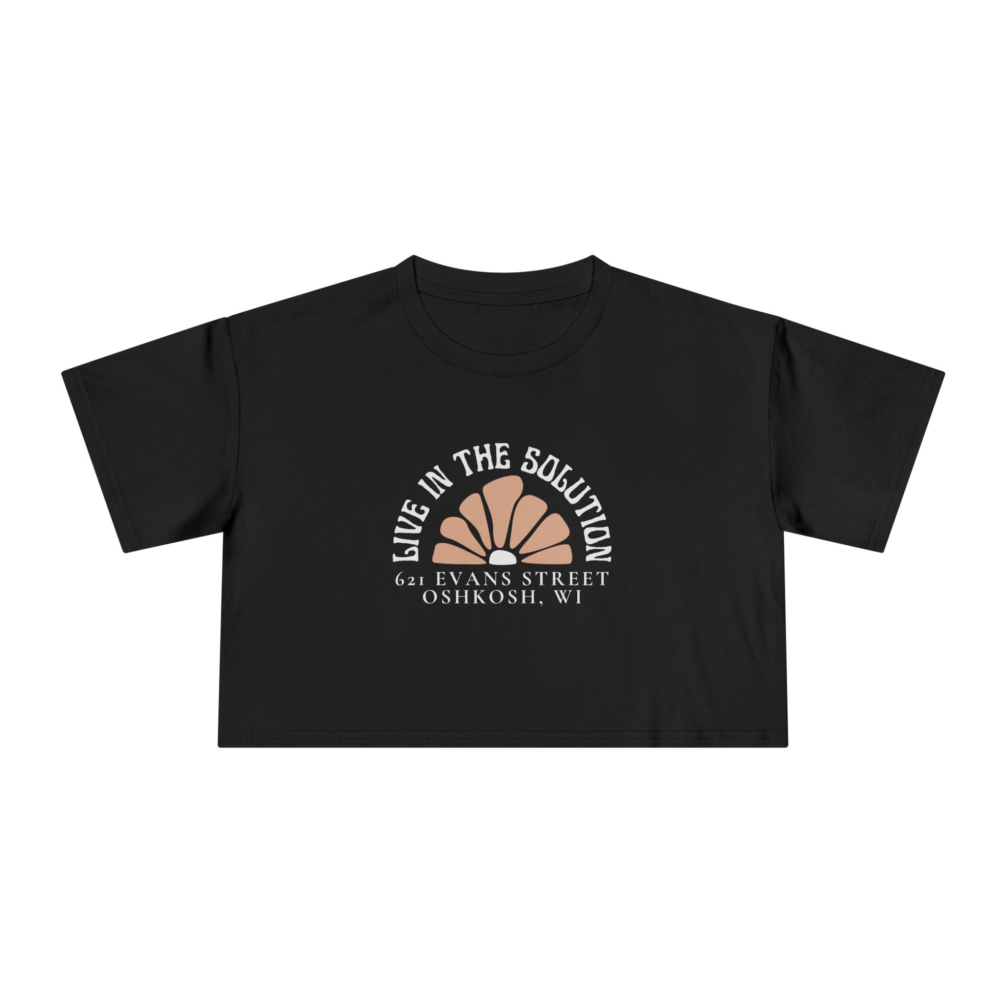 Live in the Solution Cropped Tee