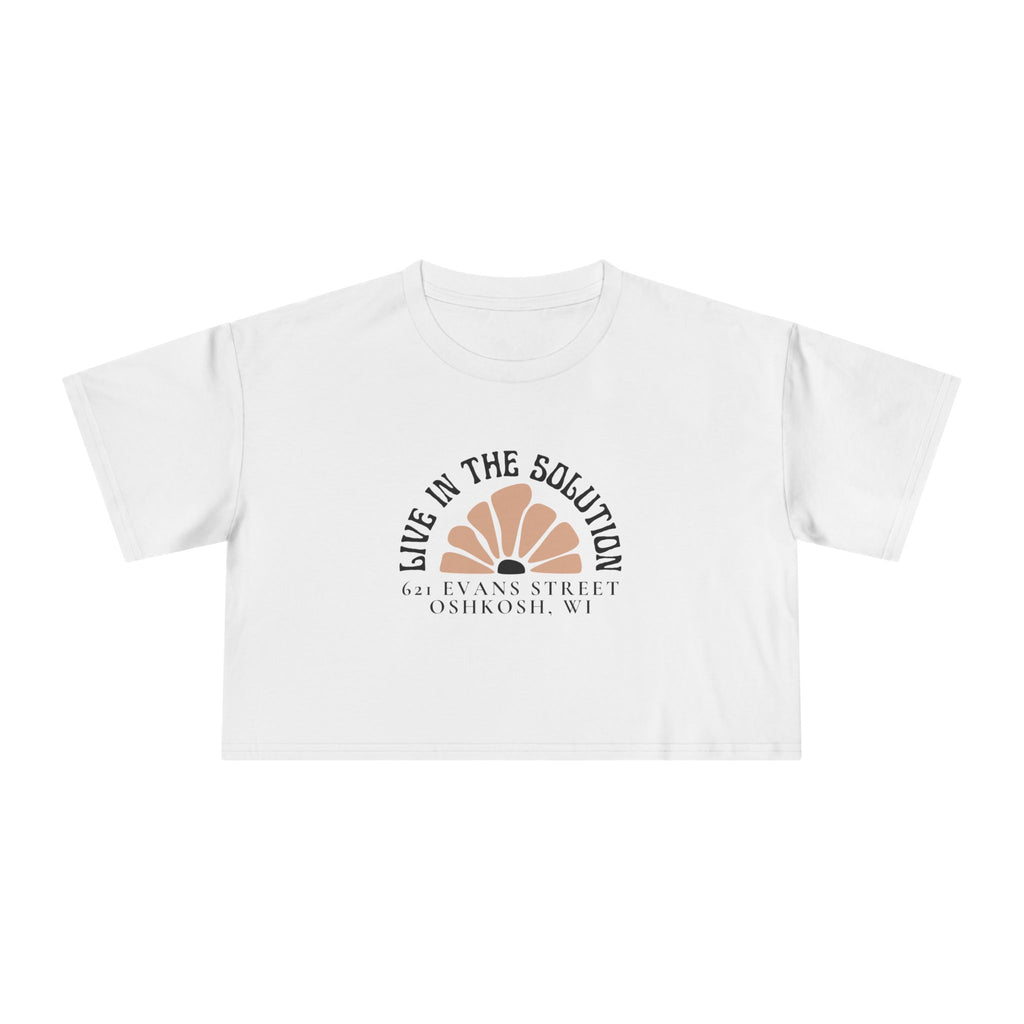 Live in the Solution Cropped Tee