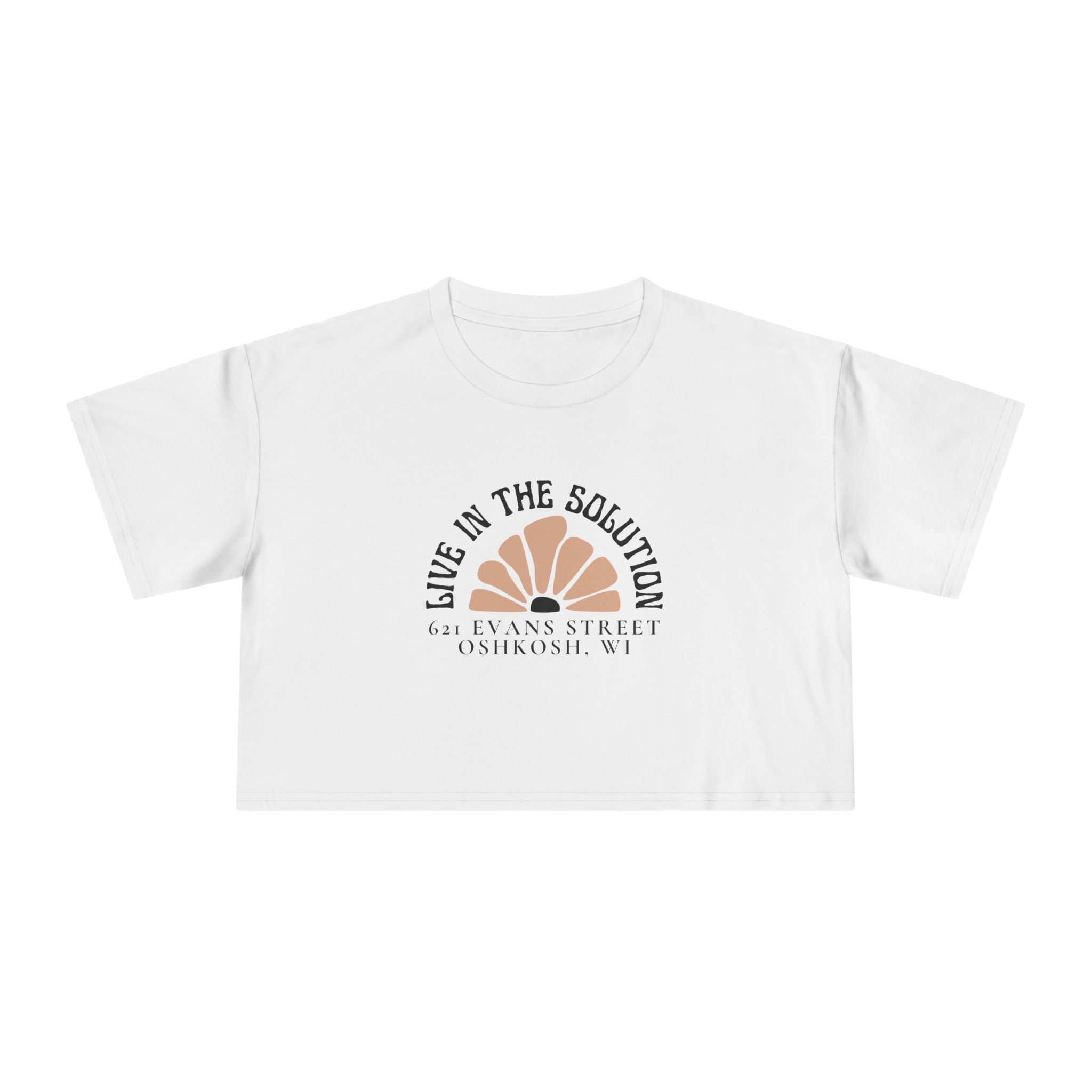 Live in the Solution Cropped Tee