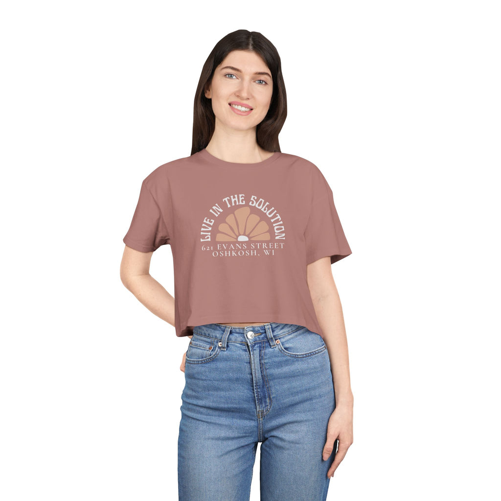 Live in the Solution Cropped Tee